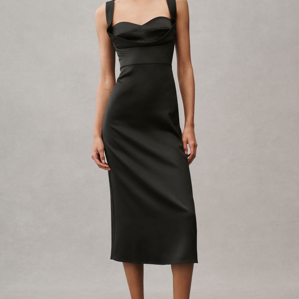 BHLDN Leah Satin Dress